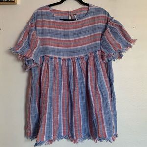 Free people top/mini dress size extra small